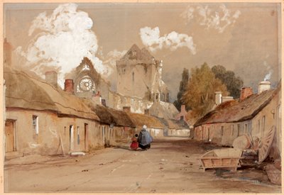 دير حبيبته ، كيركودبرايت (قلم رصاص وألوان مائية على ورق) بواسطة توماس مايلز ريتشاردسون